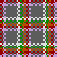 An asymmetric tartan DR10 LP10 DN20 DN20 LN10 G10 DO10